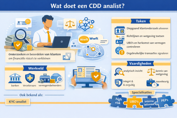 Alles over het beroep CDD analist Wat doet een CDD analist